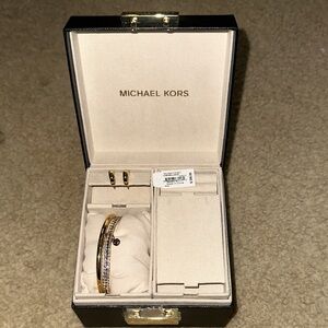 Michael Kors Gold Jewelry Set with Sparkling Accents